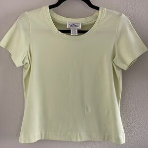 Bob Mackie Studio Chartreuse T-Shirt